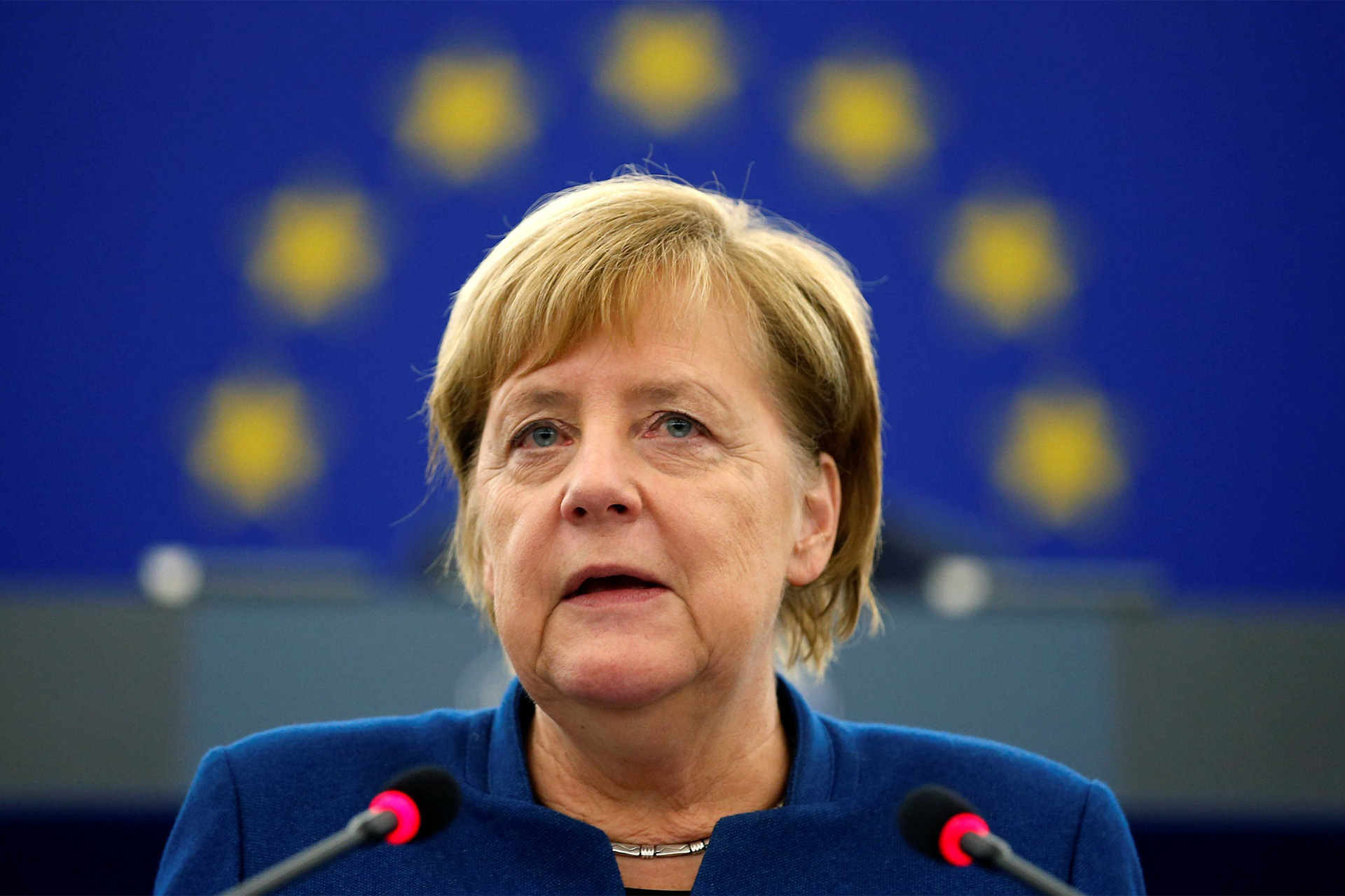 Merkel  BE ja duhet të jetë më e fortë për të mbijetuar në botën e Rusisë  Kinës dhe Trumpit