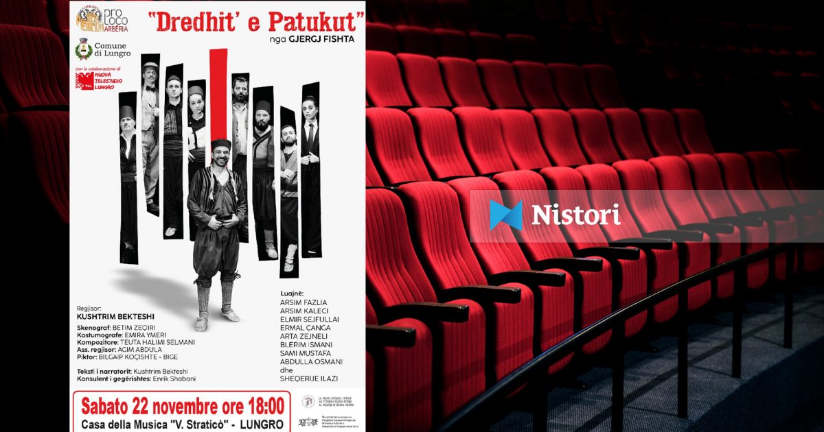 Teatri i Tetovës sjell  Dredhit  e Patukut  në Ungër  komedia e Fishtës ngjitet në skenën italiane