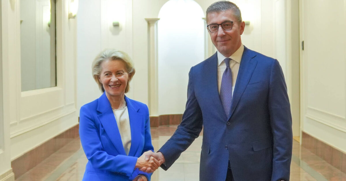 Ursula von der Leyen në Shkup  ndryshimet kushtetuese vendimtare për rrugën drejt BE së