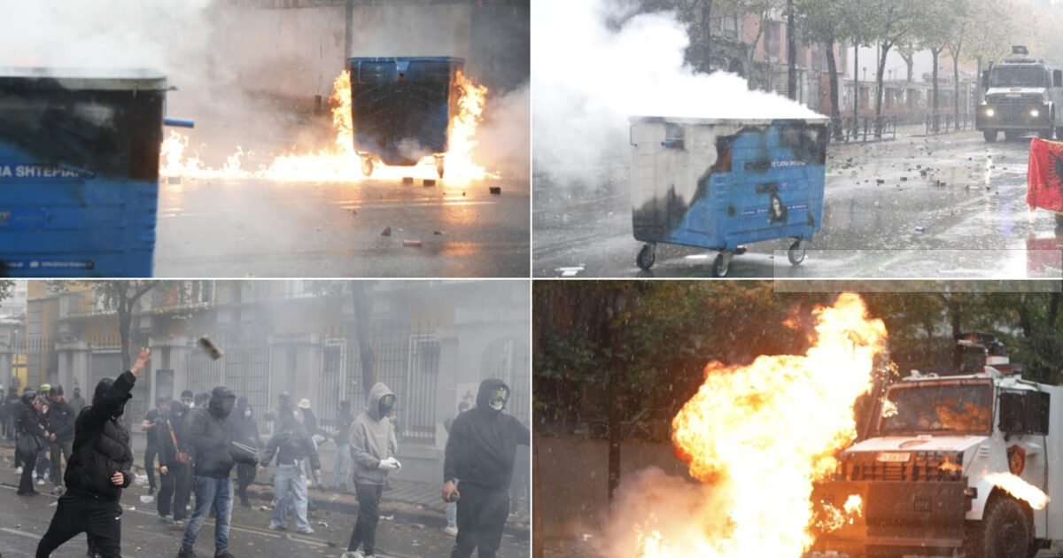 Dita e 19 të e protestës në Tiranë  studentët largojnë deputetët e opozitës